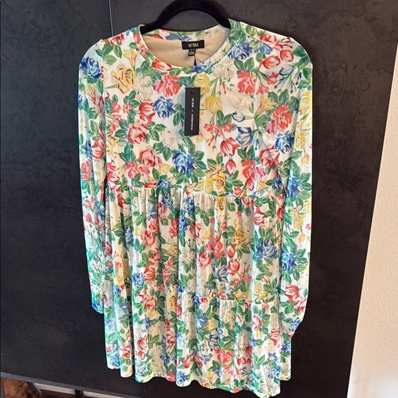 AFRM Floral Mini Dress - Multicolor - Picture 1 of 9